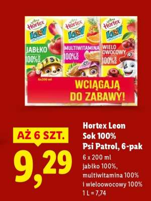 HORTEX LEON Sok 100% Psi Patrol, 6-pak