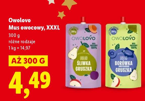 Owolovo Mus owocowy, XXXL