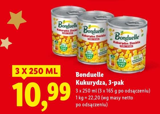BONDUELLE Kukurydza, 3-pak