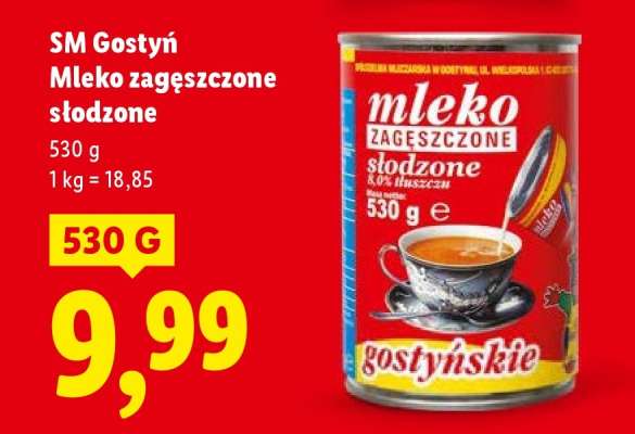 SM GOSTYŃ Mleko zagęszczone słodzone