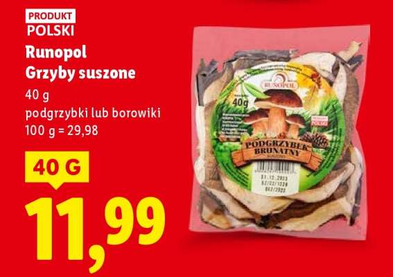 RUNOPOL Grzyby suszone