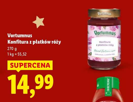 VORTUMNUS Konfitura z płatków róży