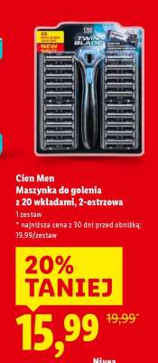 Cien Men Maszynka do golenia z 20 wkładami, 2-ostrzowa