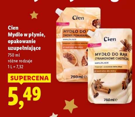 Cien Mydło w płynie, opakowanie uzupełniające