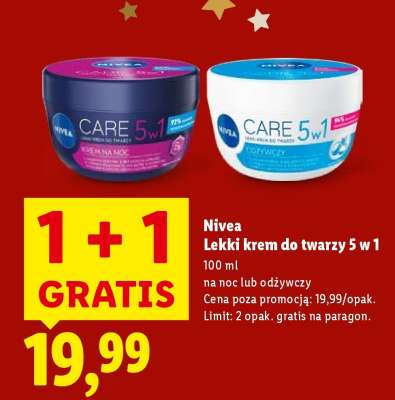 NIVEA
Lekki krem
do twarzy 5 w 1