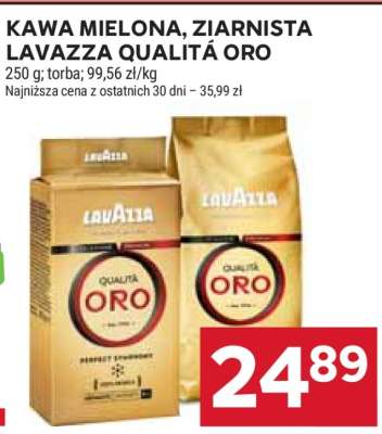 Kawa mielona, ziarnista Lavazza Qualita Oro