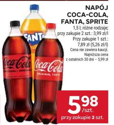 Napój Coca-Cola, Fanta, Sprite