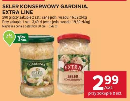 SELER KONSERWOWY GARDINIA, EXTRA LINE