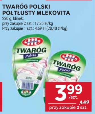 Twaróg Polski Półtłusty Mlekovita
