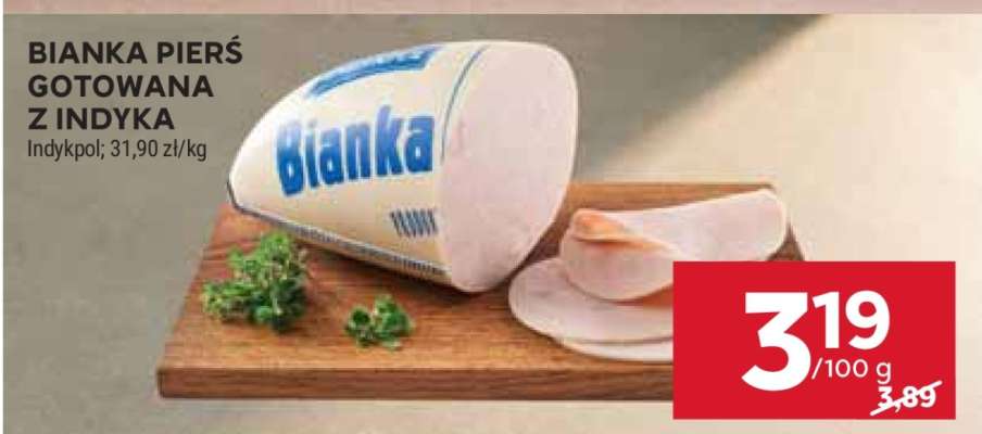 Bianka pierś gotowana z indyka