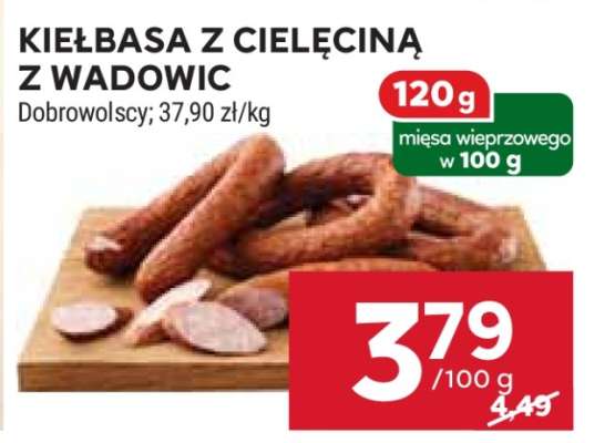 Kiełbasa z cielęciną z Wadowic