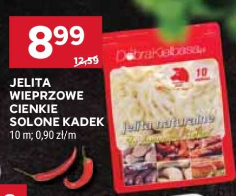 Jelita wieprzowe cienkie solone Kadek