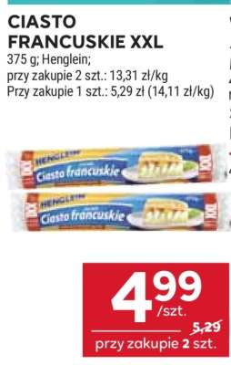 Ciasto francuskie XXL