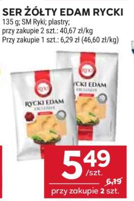 SER ŻÓŁTY EDAM RYCKI