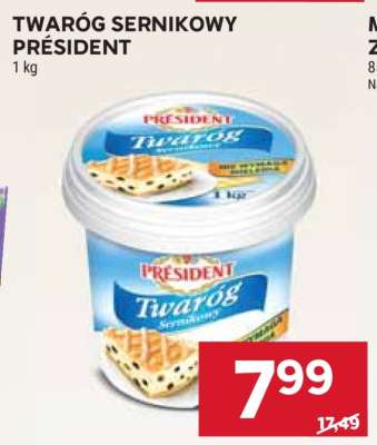 Twaróg sernikowy PRÉSIDENT