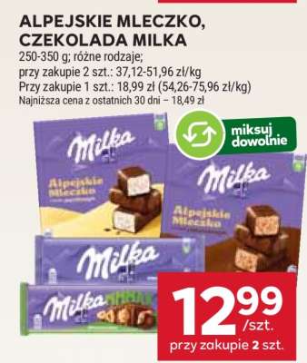 Alpejskie Mleczko, czekolada MILKA