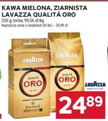 Kawa mielona, ziarnista Lavazza Qualita Oro