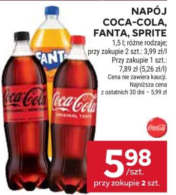 Napój Coca-Cola, Fanta, Sprite