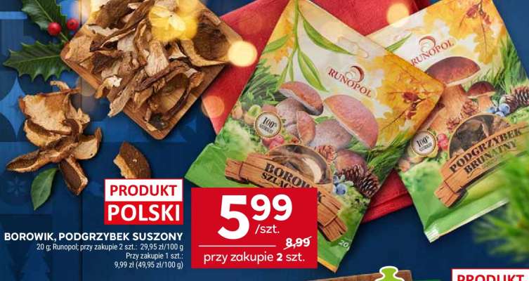 BOROWIK, PODGRZYBEK SUSZONY