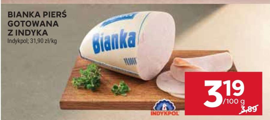 Bianka pierś gotowana z indyka