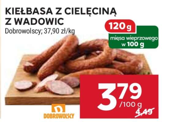 Kiełbasa z cielęciną z Wadowic