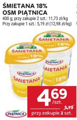 Śmietana 18% OSM Piątnica