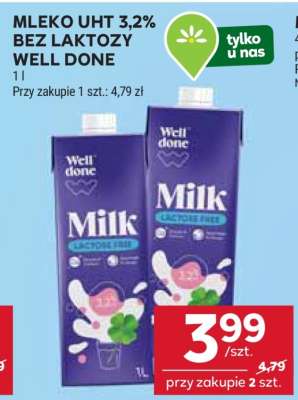 MLEKO UHT 3,2% BEZ LAKTOZY WELL DONE