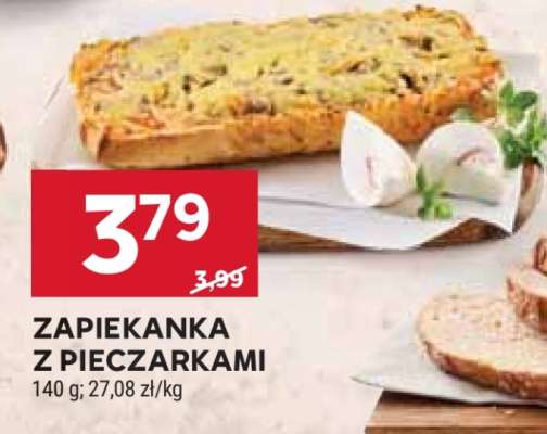 Zapiekanka z pieczarkami