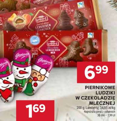 Piernikowe ludziki w czekoladzie mlecznej