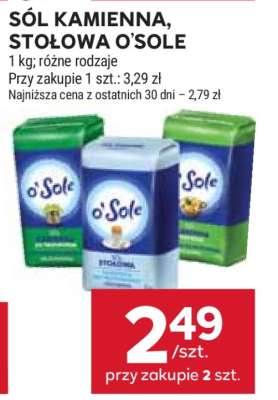 Sól kamienna, stołowa O'Sole