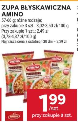 Zupa błyskawiczna Amino