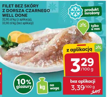 Filet bez skóry z dorsza czarnego Well Done