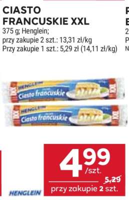 Ciasto francuskie XXL