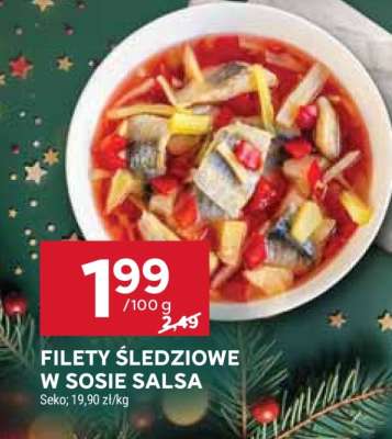 Filety śledziowe w sosie salsa