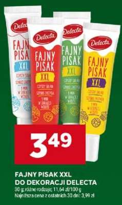 Fajny pisak XXL do dekoracji Delecta