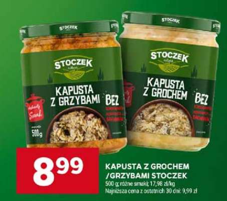 KAPUSTA Z GROCHEM /GRZYBAMI STOCZEK