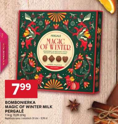 BOMBONIERKA MAGIC OF WINTER MILK PERGALĖ