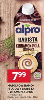 NAPÓJ OWSIANO-SOJOWY BARISTA CYNAMON ALPRO