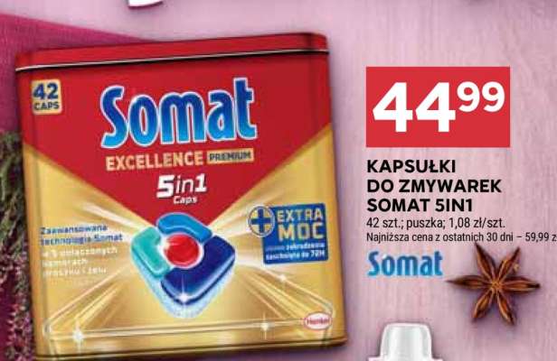 Kapsułki do zmywarek Somat 5in1