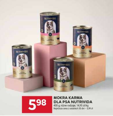 Mokra karma dla psa Nutrivida