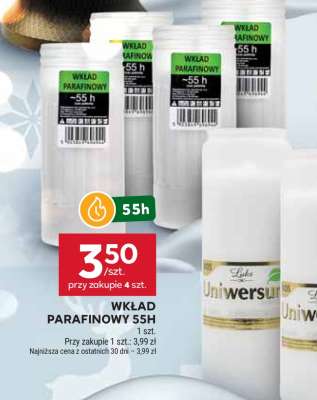 Wkład parafinowy 55h