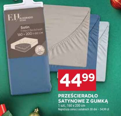 Prześcieradło satynowe z gumką