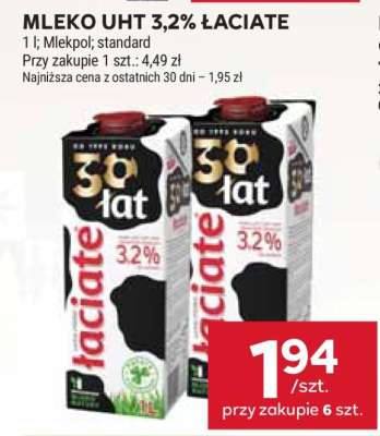 Mleko UHT 3,2% Łaciate