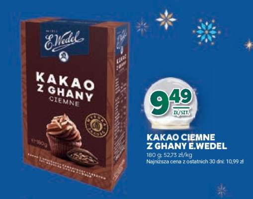 Kakao ciemne z Ghany E.Wedel