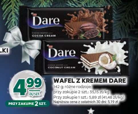 Wafel z kremem Dare