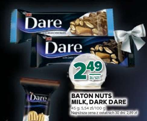 BATON NUTS MILK, DARK DARE