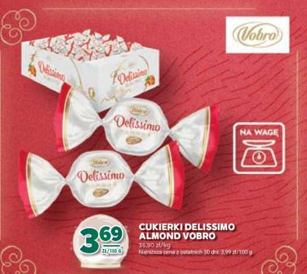 Cukierki Delissimo Almond Vobro