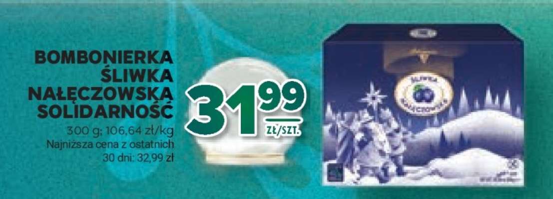 Bombonierka Śliwka Nałęczowska Solidarność