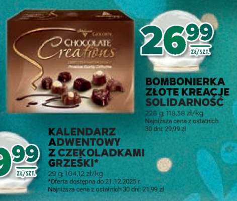 Bombonierka Złote Kreacje Solidarność