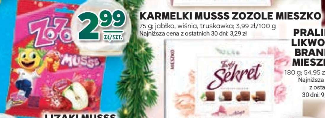 Karmelki MUSSS Zozole Mieszko